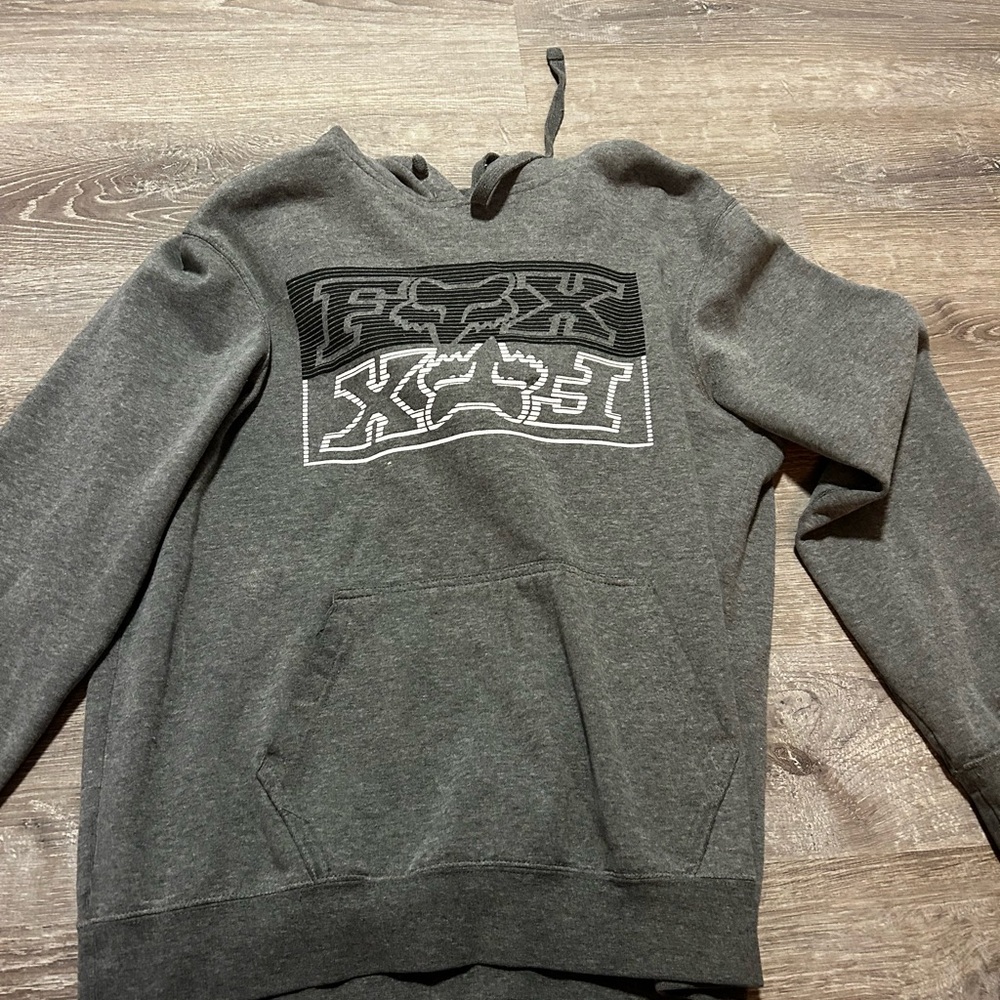 Fox Charcoal Men's Hoodie